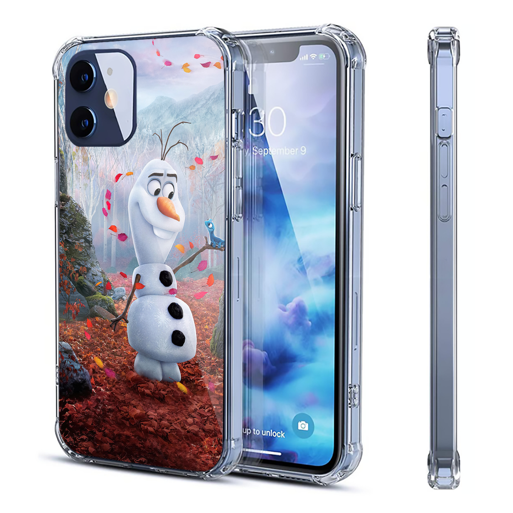 （画像用） アナと雪の女王 アンナ エルサ Frozen Anna Elsa 【iPhone 12シリーズ対応】透明スマホケース（クリアソフトケース）